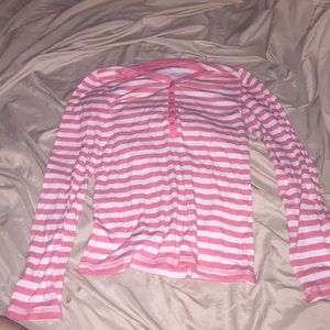 Justice striped long sleeve shirt